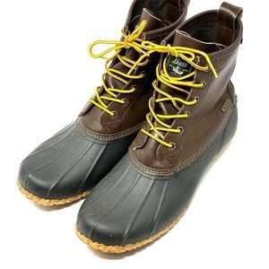 Bass Men's Brown and Black Duck Boots
